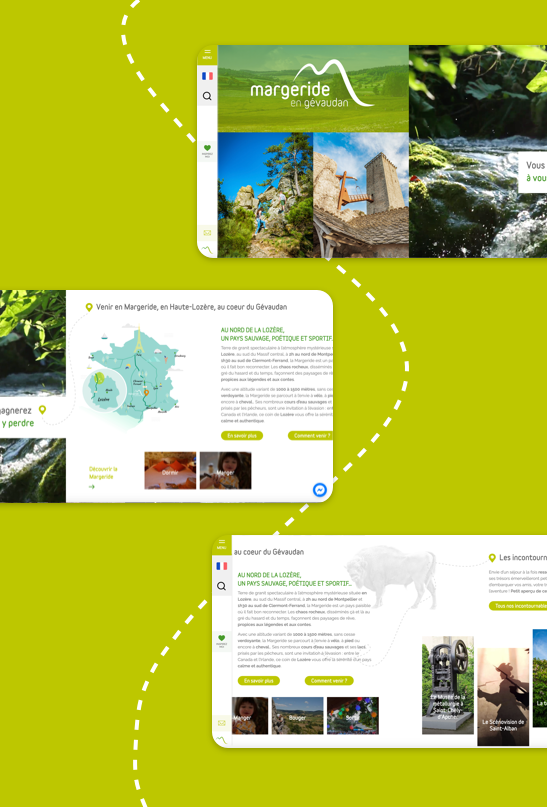 site web tourisme margeride